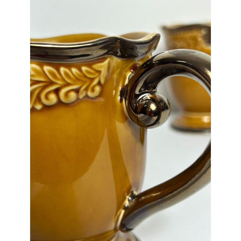 Set of 4 Certified International Karidesign Regency Gold Handled Mugs - Picture 7 of 8